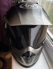 Arai XD4 Grey Motorcycle Helmet Size Medium