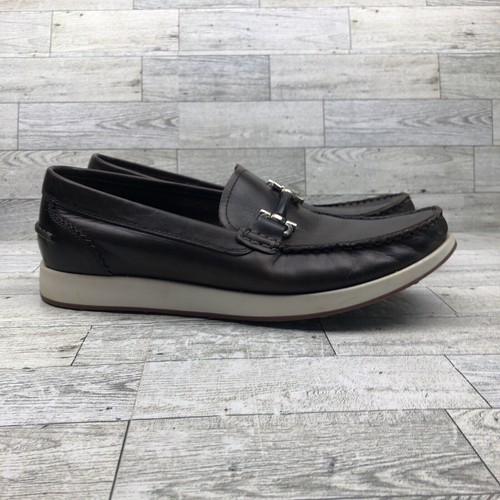 Men brown leather loafers - brown,