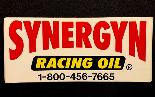 Racing oil sticker synergy - racing,