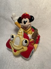Mickey Mouse Fireman Rare Collectible Enesco Music Box Working