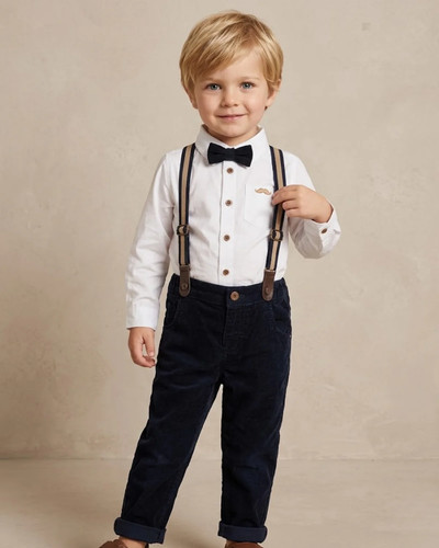 Boys black pant with - pant, &