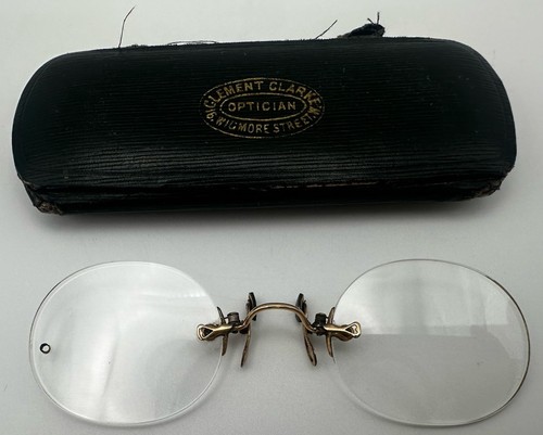 Antique pince nez glasses - pince-nez,