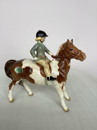 Beswick young girl - on, skewbald