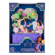 DISNEY WISH Asha's Musical Wishing Tree Keepsake Jewellery Box * light & sound!