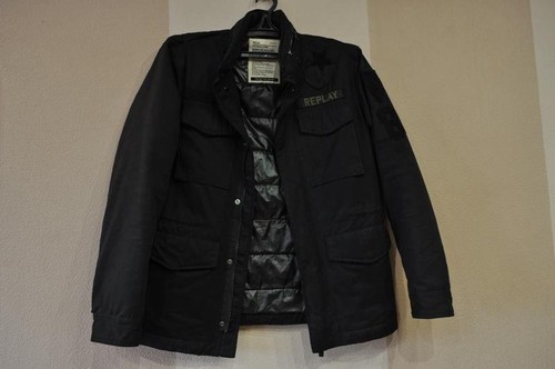 Men replay jacket charcoal - replay,