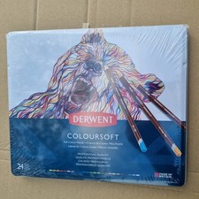 Derwent Coloursoft Pencil Set in Original Tin - 24 Count (‎0701027)