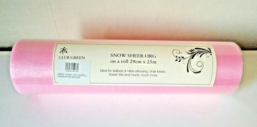 Roll snow sheer organza - roll,