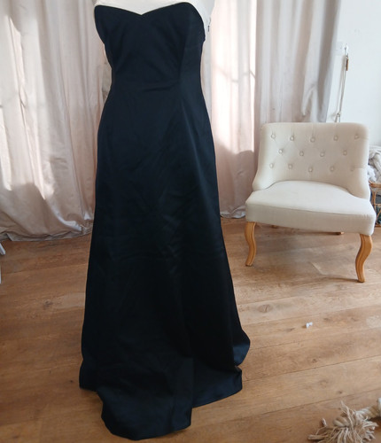 Coast strapless satin maxi - coast,
