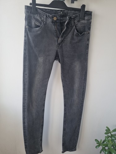 Zara grey washed skinny jeans - grey,
