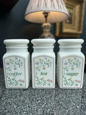 Vintage Retro Johnson Bros Summer Chintz Coffee Tea Sugar Containers