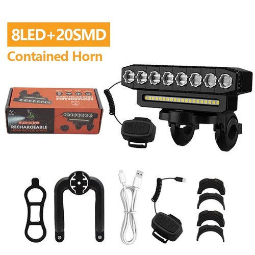 New led bike front light - new,