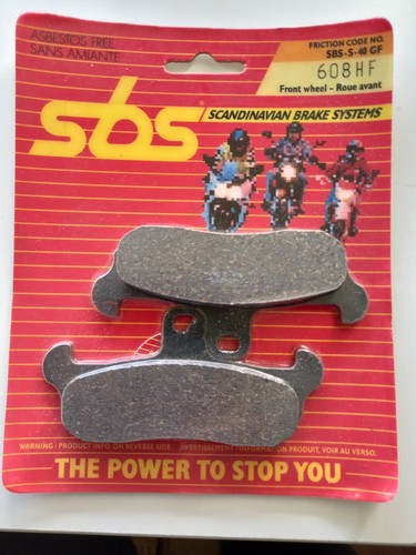 Sbs 608hf front brake pads - sbs,