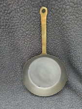 Vintage Copper Pan With Brass