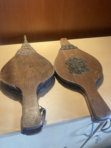 Vintage fireplace bellows wood - fireplace,