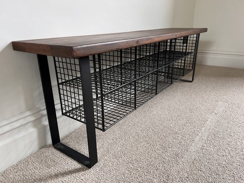 Shoe bench with - bench, storage