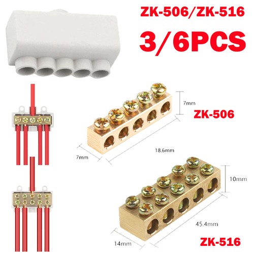 Branch terminal block - 3/6x,