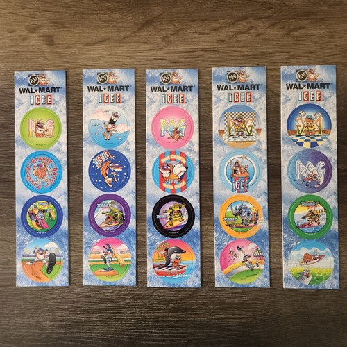 Vintage pogs milkcaps wal mart - milkcaps, wal-mart