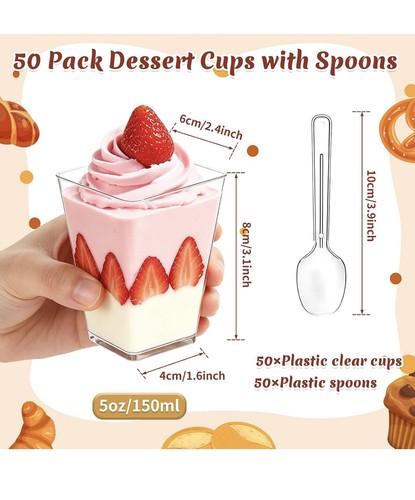 Pack 150ml mini dessert - 150ml,