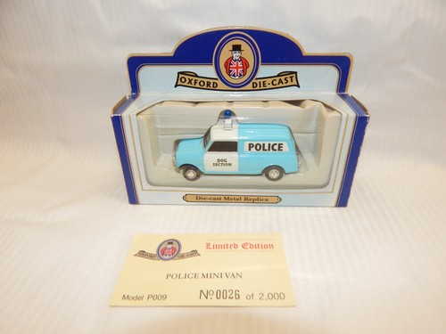 Oxford diecast austin mini van - diecast,
