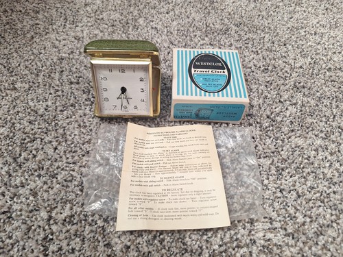 Rare westclox travel - rare, clock