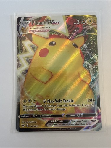 Pokémon tcg pikachu vmax - tcg,