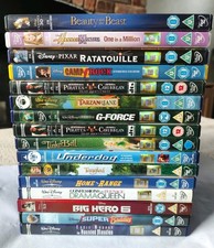 Disney Movie DVD 🌀 Bundle 16x Kids Family Walt Disney Film Collection