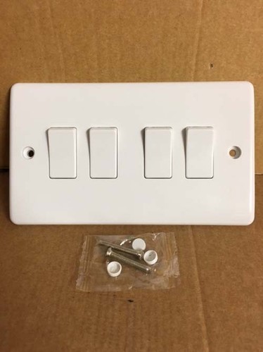 Light switch gang 2 - 4, way