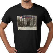 Quadrophenia film poster sign retro mods rockers music memorabilia tee T shirt