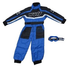 Junior Mx Off Road Kids Kart Suit Motocross Goggles Child ATV MTB Quad Bike Race