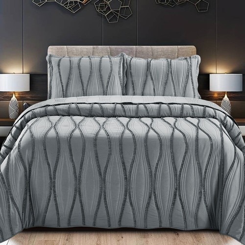 Piece quilted bedspread bed - quilted,