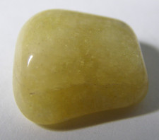 LOVELY GOLDEN BERYL or HELIODOR TUMBLESTONE - 1.6 x 1.6 cms  3.66 gms  #4