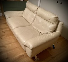 Natuzzi 2 Seater Italian Cream