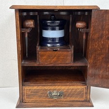 Antq Edwardian Smokers Cabinet
