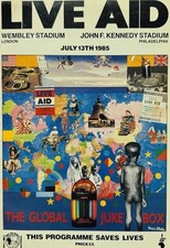 Live Aid Concert Program