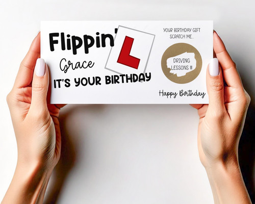 Personalised birthday driving - personalised,