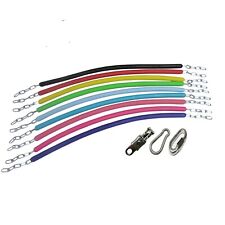 Rubber Coated Stable Stall Chain (Choice of Colour Snap Hook Horse Door Guard)