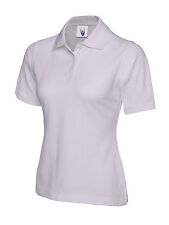 Uneek Polo Shirt Short Sleeve Women Ladies Casual Classic Work Top Double Stitch