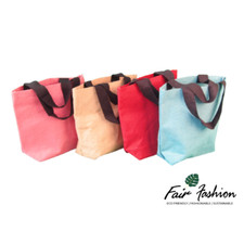 Jute Hessian Colourful Summer bag / Beach Bag - Natural & Eco Friendly Bags