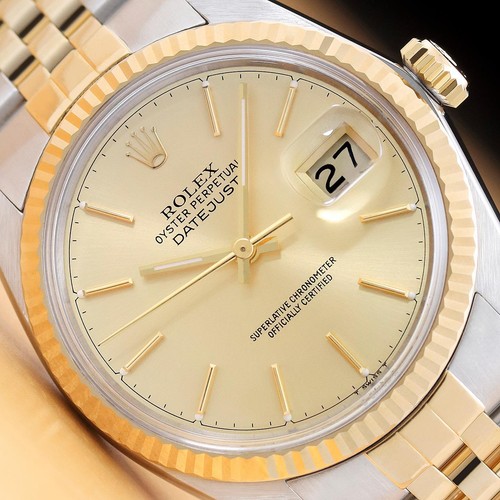 Rolex mens datejust 16013 18k - datejust,
