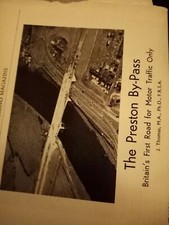 Kvc13 Ephemera 1950s article the Preston by pass j Thomas 