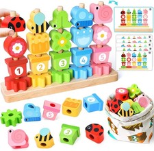 Montessori Wooden Toddler Toys