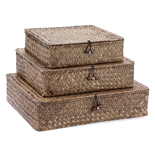 Hipiwe set flat wicker - set, of