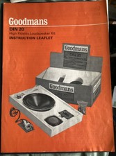 Goodmans din20 loudspeaker kit - din20,