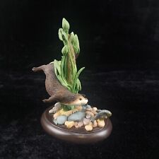Rare Border Fine Arts Studio –A7683 200 Enesc Figurine "Swimming Otter & Fish"  