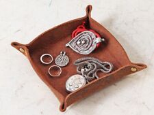 Small Leather Valet Tray