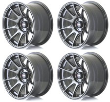 XXR 527 16" x 8.25 4x100 4x108 BLACK CHROME DEEP DISH ALLOY WHEELS Z1962