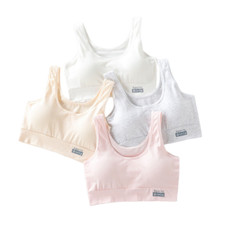 Pcs cotton girls bra kids - cotton,