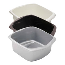 Addis 9.5L Plastic Washing Up Bowl Large Rectangular Kitchen Basin Sink Bowl