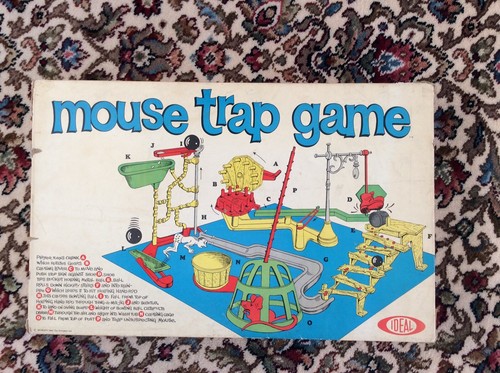Vintage mouse trap board game - trap,