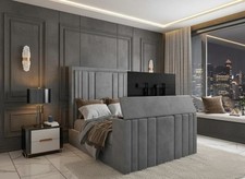 Eva TV Bed Frame in Plush